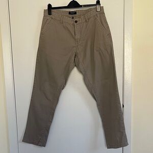 Men's Khaki Casual Chino Pants